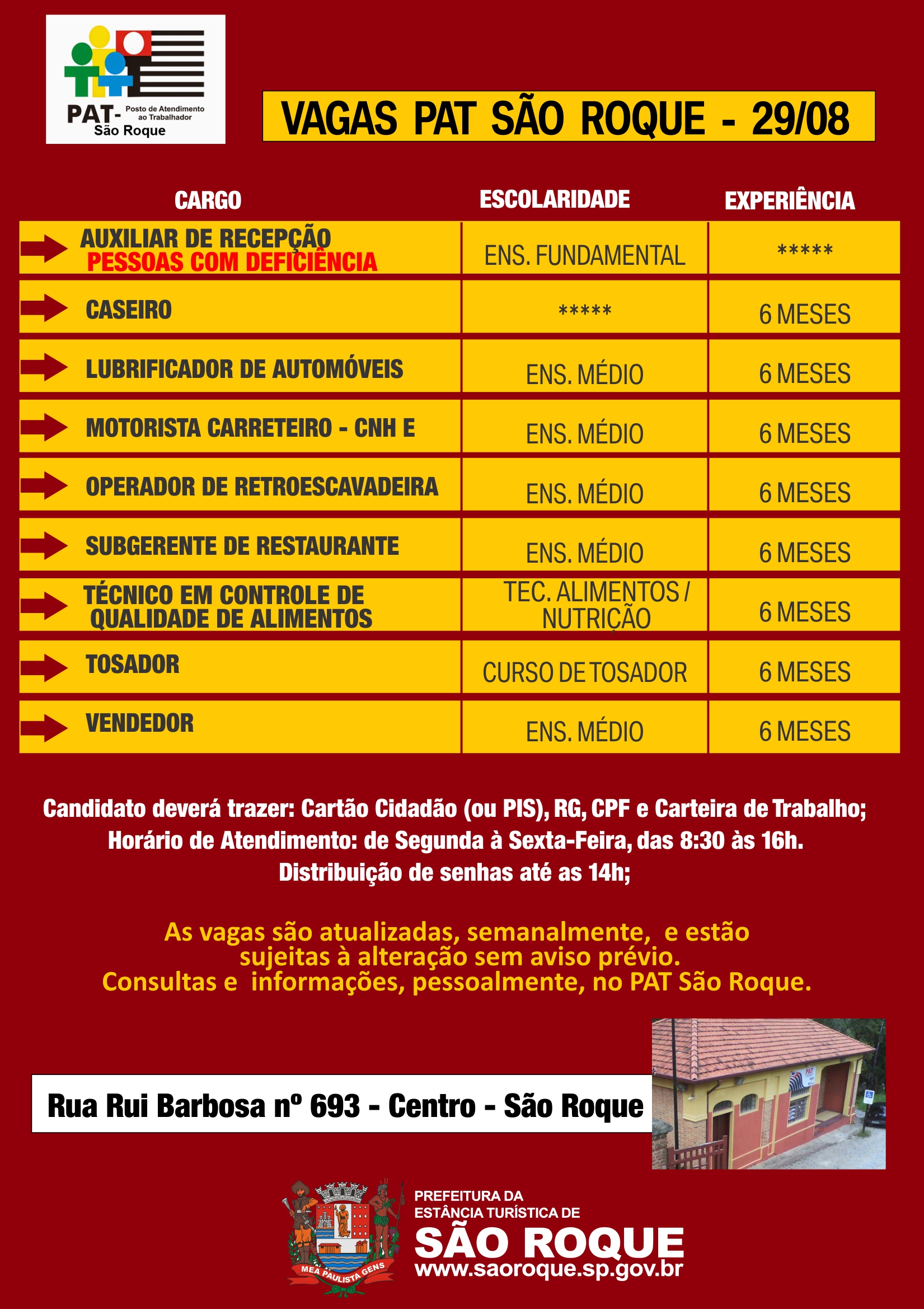 Confira As Vagas Do PAT Semana De 27 confira-as-vagas-do-pat-semana-de-27